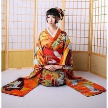 Charger l&#39;image dans la galerie, Kimono Traditionnel Fujiko Kimono Femme Kimono Japonais 
