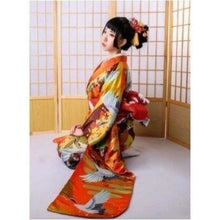 Charger l&#39;image dans la galerie, Kimono Traditionnel Fujiko Kimono Femme Kimono Japonais 
