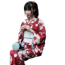 Charger l&#39;image dans la galerie, Kimono Traditionnel Nagako Kimono Femme Kimonojaponais 
