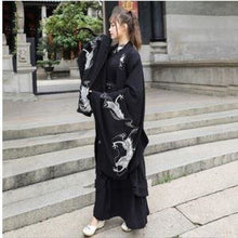 Charger l&#39;image dans la galerie, Kimono Traditionnel Samurai Gothique Mixte Kimono Femme Kimonojaponais Manteau Samurai M 
