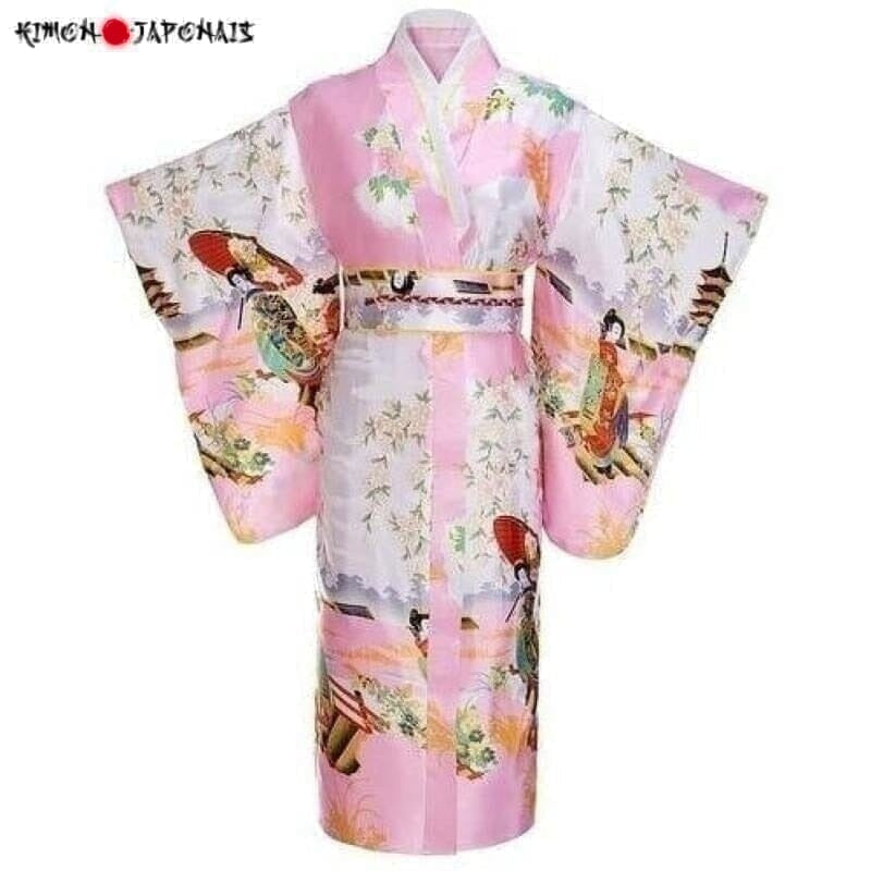 Kimono traditionnel Toshiko Kimono Femme Kimonojaponais 