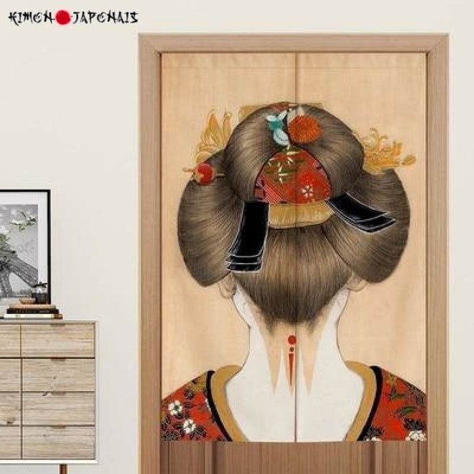 Noren japonais Chignon Traditionnel - Kimono Japonais
