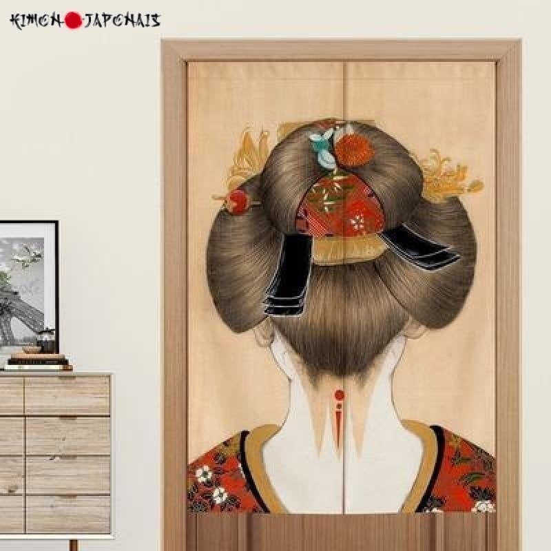 Noren japonais Chignon Traditionnel - Kimono Japonais