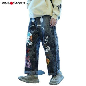 Pantalon Graffiti - Kimono Japonais