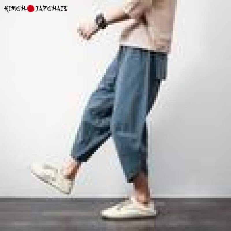 Kirakuco Pantalon Pantalon Japonais Homme Pantalon Court Taro Pour Hommes En Pantalon Court Taro Homme Japonais