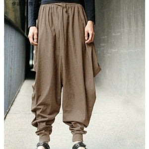 Pantalon Zheno Pantalon long Mixte Kimonojaponais Khaki S 