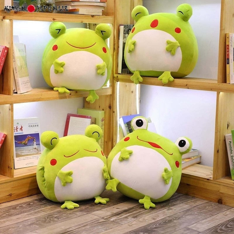 Peluche Kawaii Les quatre grenouilles fantastiques - Kimono Japonais