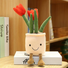 Charger l&#39;image dans la galerie, Peluche Kawaii Pot de fleurs Tulipe Bulleuse - Kimono Japonais
