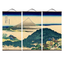 Charger l&#39;image dans la galerie, posters and prints Painting wall art Japanese style Ukiyo e Kanagawa Surf Canvas art Painting wall pictures For Living Room - Kimono Japonais
