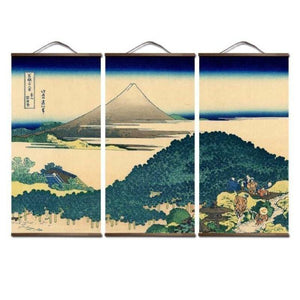 posters and prints Painting wall art Japanese style Ukiyo e Kanagawa Surf Canvas art Painting wall pictures For Living Room - Kimono Japonais