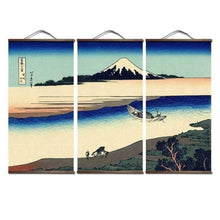 Charger l&#39;image dans la galerie, posters and prints Painting wall art Japanese style Ukiyo e Kanagawa Surf Canvas art Painting wall pictures For Living Room - Kimono Japonais
