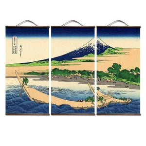 posters and prints Painting wall art Japanese style Ukiyo e Kanagawa Surf Canvas art Painting wall pictures For Living Room - Kimono Japonais