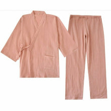 Charger l&#39;image dans la galerie, Pyjama Japonais Coton Crêpe - Kimono Japonais
