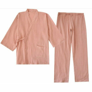 Pyjama Japonais Coton Crêpe - Kimono Japonais