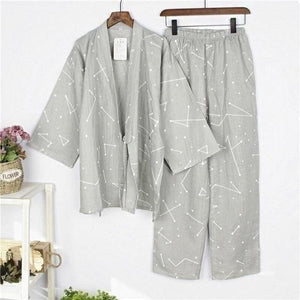 Pyjama Japonais Jinbei ´soyeux´ 1 Kimonojaponais 
