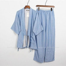 Charger l&#39;image dans la galerie, Pyjama Japonais Jinbei ´soyeux´ 1 Kimonojaponais 
