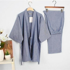 Pyjama Japonais Jinbei ´soyeux´ Kimonojaponais 