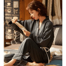 Charger l&#39;image dans la galerie, Pyjama Jinbei cottage - Kimono Japonais
