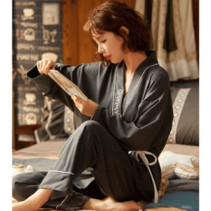 Pyjama Jinbei cottage - Kimono Japonais