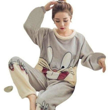 Charger l&#39;image dans la galerie, Pyjama Rabbit Pyjama Jinbei Femme Kimonojaponais 
