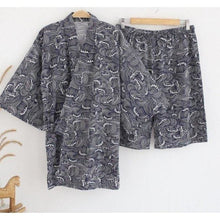 Charger l&#39;image dans la galerie, Pyjama Seigaiha - Kimono Japonais
