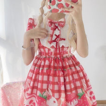 Charger l&#39;image dans la galerie, Robe Japonaise cosplay Kawaii lolita fraise - Kimono Japonais
