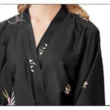 Charger l&#39;image dans la galerie, Robe Kimono Azusa Noir Kimono sexy Kimonojaponais 
