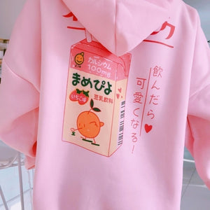 Sweatshirts Kawaii Japonais Harajuku Kpop Jus Pastel - Kimono Japonais