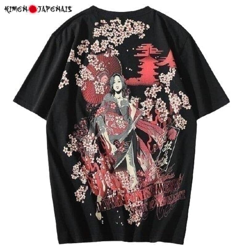 T-shirt Ange ou demon T-shirts Kimonojaponais 