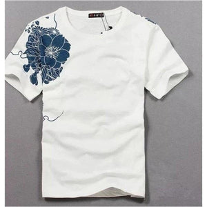 T-shirt carpe Koi et fleurs T-shirts Kimonojaponais 