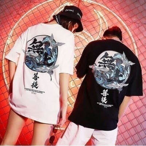 T-shirt Grues en mer T-shirts Kimonojaponais 
