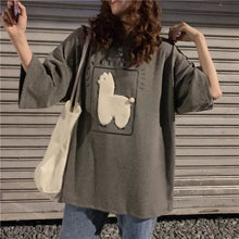 Charger l&#39;image dans la galerie, T-shirt Kawaii Japonais imprimé Alpaga - Kimono Japonais
