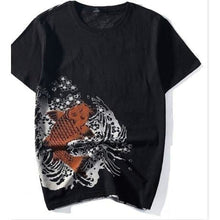 Charger l'image dans la galerie, T-shirt koïs et chrysanthèmes T-shirts Kimonojaponais 
