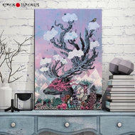 Tableau Japonais Cerf protecteur - Kimono Japonais