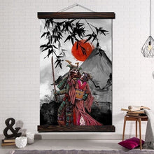 Charger l&#39;image dans la galerie, Tableau Japonais couple Funeste - Kimono Japonais
