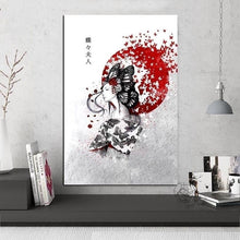 Charger l&#39;image dans la galerie, Tableau Japonais Geisha et papillons - Kimono Japonais
