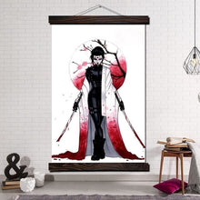Charger l&#39;image dans la galerie, Tableau japonais Guerrière Ninja - Kimono Japonais
