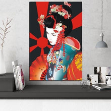 Charger l&#39;image dans la galerie, Tableau Japonais Kimono Floral - Kimono Japonais
