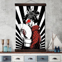 Charger l&#39;image dans la galerie, Tableau japonais pop Geisha Rock n’ Roll - Kimono Japonais
