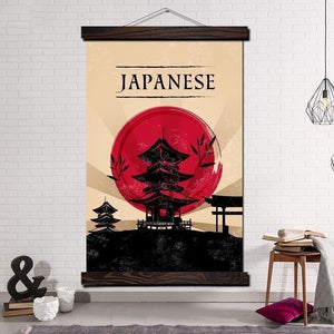 Tableau Japonais promotion touristique - Kimono Japonais