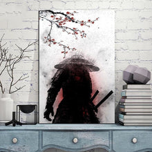 Charger l&#39;image dans la galerie, Tableau japonais Samouraï dans la brume - Kimono Japonais
