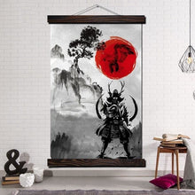 Charger l&#39;image dans la galerie, Tableau japonais Samouraï de bande dessinée - Kimono Japonais
