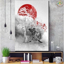 Charger l&#39;image dans la galerie, Tableau Japonais Samourai du temple - Kimono Japonais

