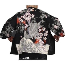 Charger l&#39;image dans la galerie, Veste Kimono - Carpe du Japon Kimono Cardigan Haori mixte Kimonojaponais 
