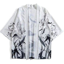 Charger l&#39;image dans la galerie, Veste Kimono Corbeau Kimono Cardigan Haori mixte Kimonojaponais 
