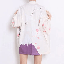 Charger l&#39;image dans la galerie, VESTE KIMONO FEMME CERISIER - Kimono Japonais
