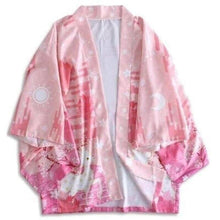 Charger l&#39;image dans la galerie, Veste Kimono Femme ´ Couple de cerfs´ Kimono Cardigan Haori mixte Kimonojaponais 
