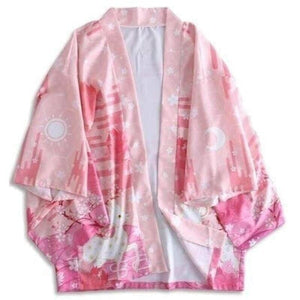 Veste Kimono Femme ´ Couple de cerfs´ Kimono Cardigan Haori mixte Kimonojaponais 