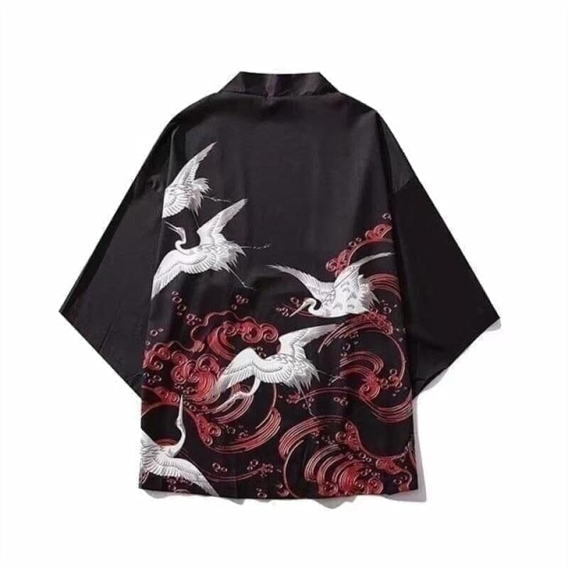 Veste Kimono Femme Envol Kimono Cardigan Haori mixte Kimonojaponais L 