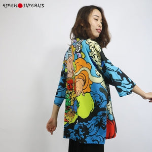 Veste Kimono Femme Flashy Manga - Kimono Japonais